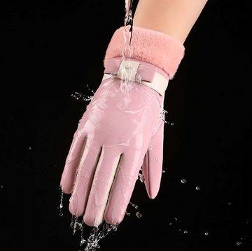 FIDDY Reithandschuhe Warme Handschuhe Winter verdickte Touchscreen-Handschuhe, Touchscreen-Fahr- und Radsporthandschuhe