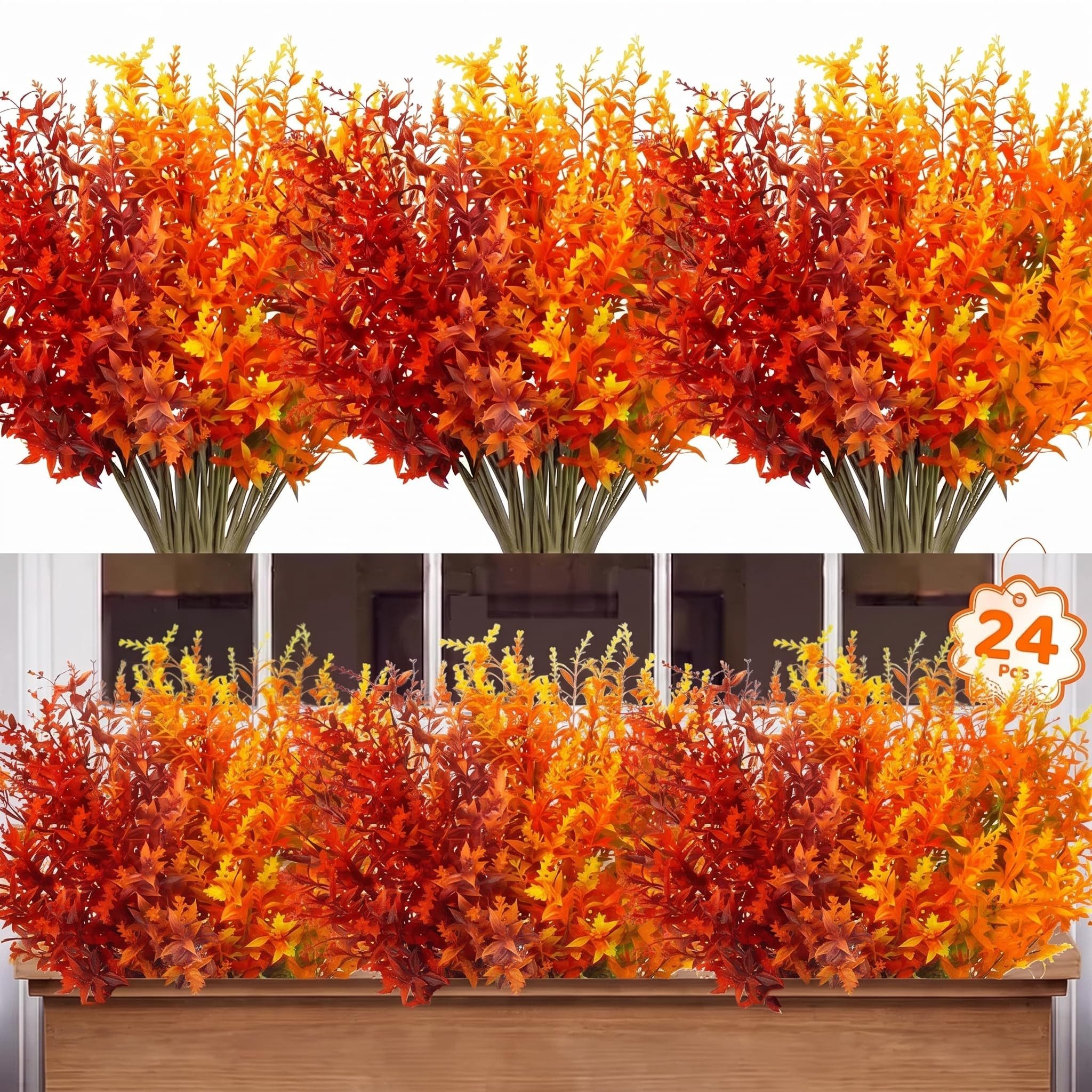 Kunstblumenstrauß Herbstblumen Künstlich Herbststrauß Kunstblumen Herbst Deko, Bomiclss, für Drinnen Draußen Garten Tisch Erntedankfest Herbstdeko