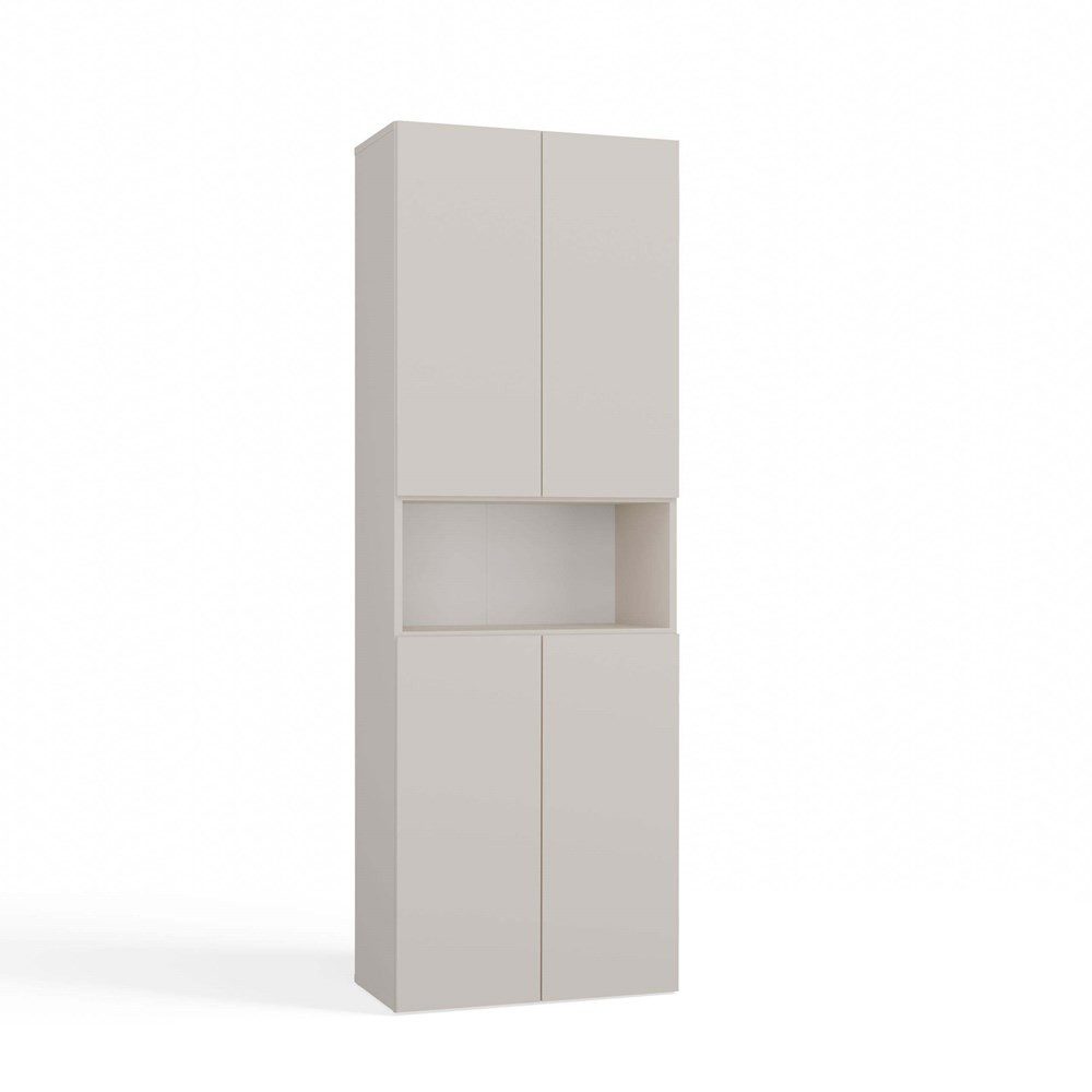 MAGOWA Badkommode Badezimmerschrank - Stilvolle Ordnung für Ihr Bad, Höhe: 174 cm - Breite: 60 cm - Tiefe: 30 cm