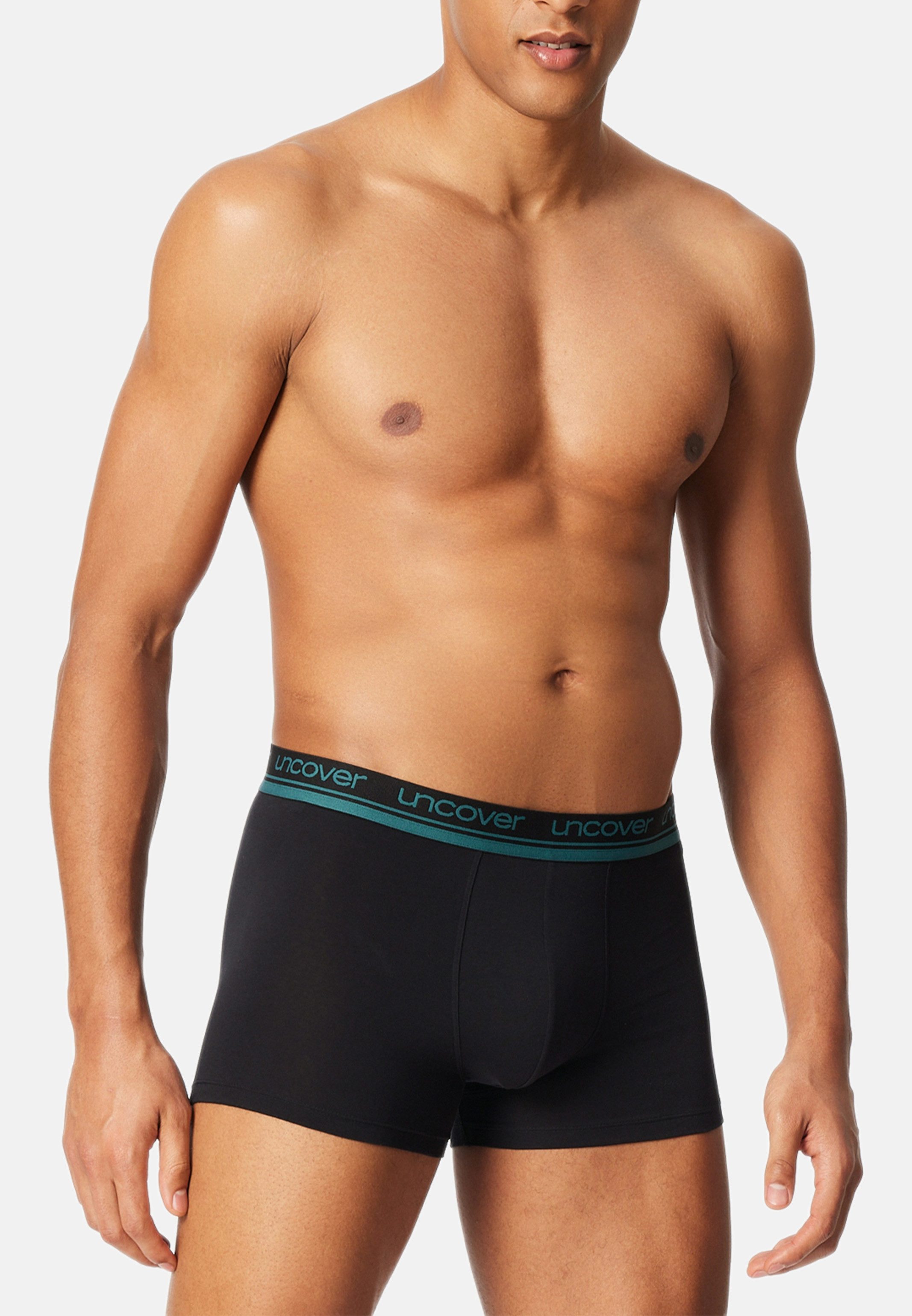 uncover by SCHIESSER Retro Boxer 6er Pack Cotton (Spar-Set, 6-St) Retro Short / Pant - Baumwolle - ohne Eingriff - Atmungsaktiv