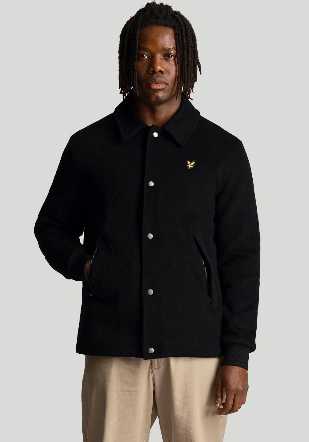 Lyle & Scott Hemdjacke mit Rückenprint