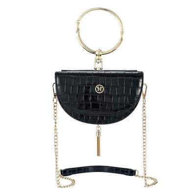 Victoria Hyde Umhängetasche Vintage Half-Moon Bag, Echtleder, goldene Details