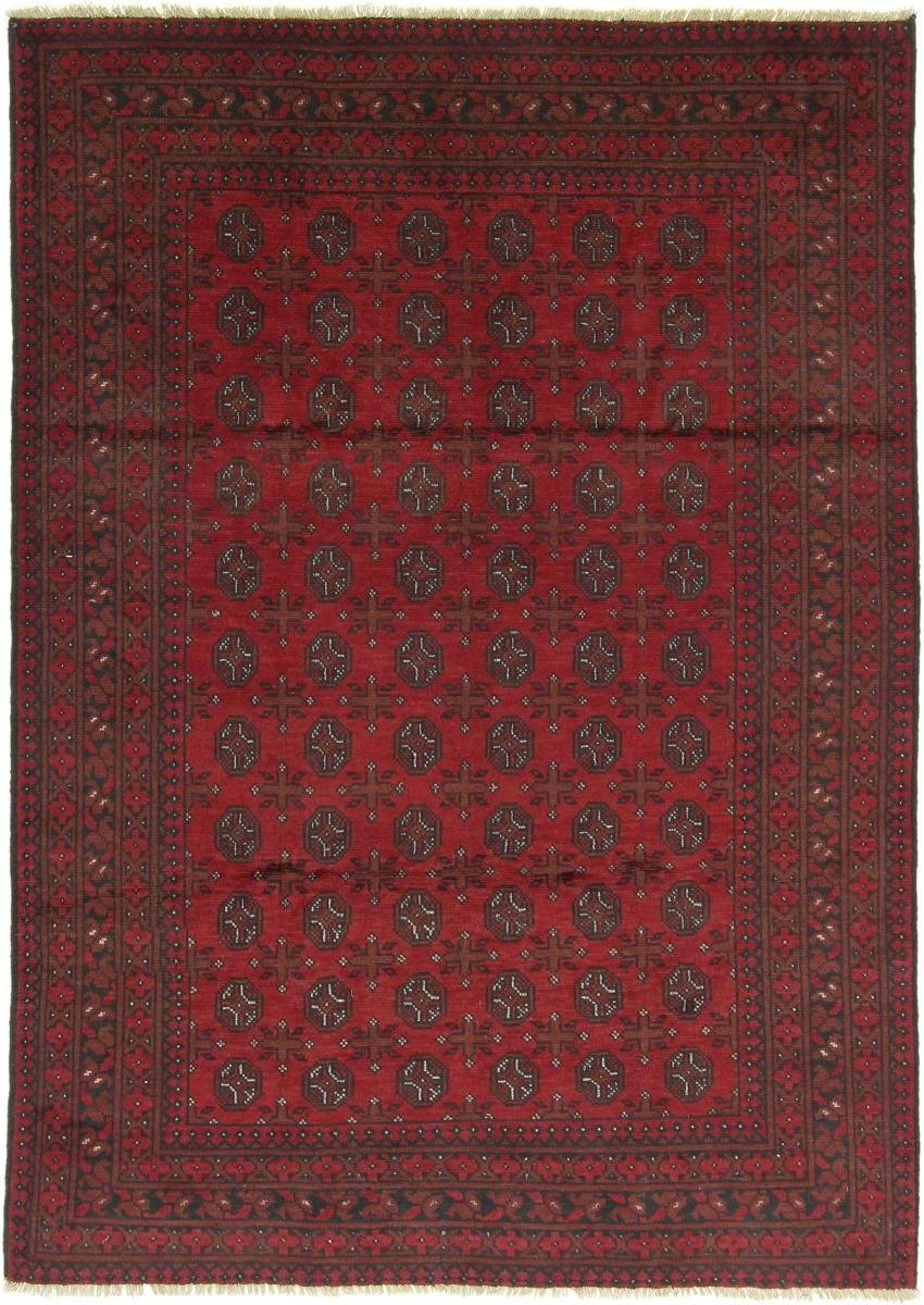 Orientteppich Afghan Akhche 168x234 Handgeknüpfter Orientteppich, Nain Trading, rechteckig, Höhe: 6 mm