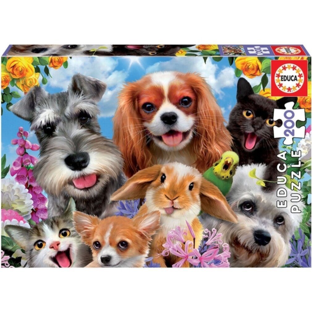 Educa Spiel Puzzle Pet Selfie (200 pcs)