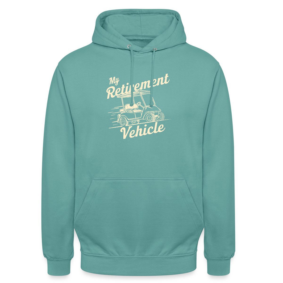 Spreadshirt Hoodie My Retirement Vehicle Lustiges Golfcart Motiv Unisex Hoodie (1-tlg)