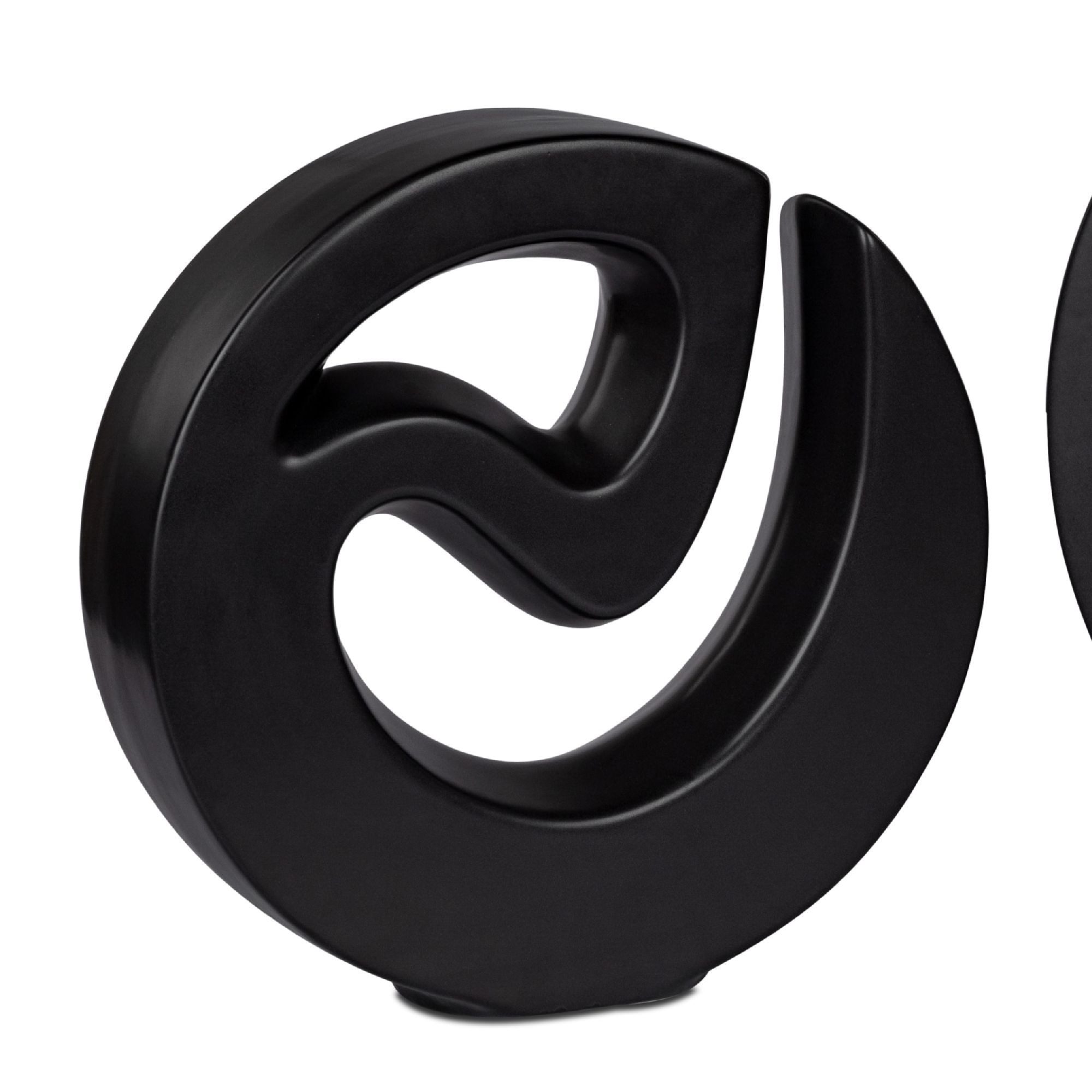 formano Dekovase Modern Art, Farbe: Schwarz, Motiv: Modern Art