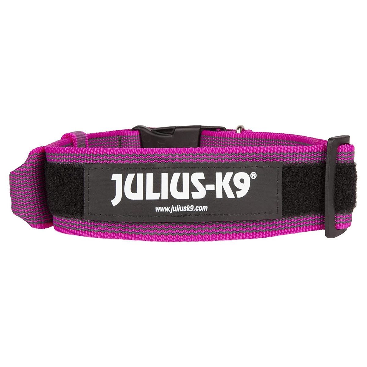 Julius-K9 Hunde-Halsband Halsband mit Griff pink