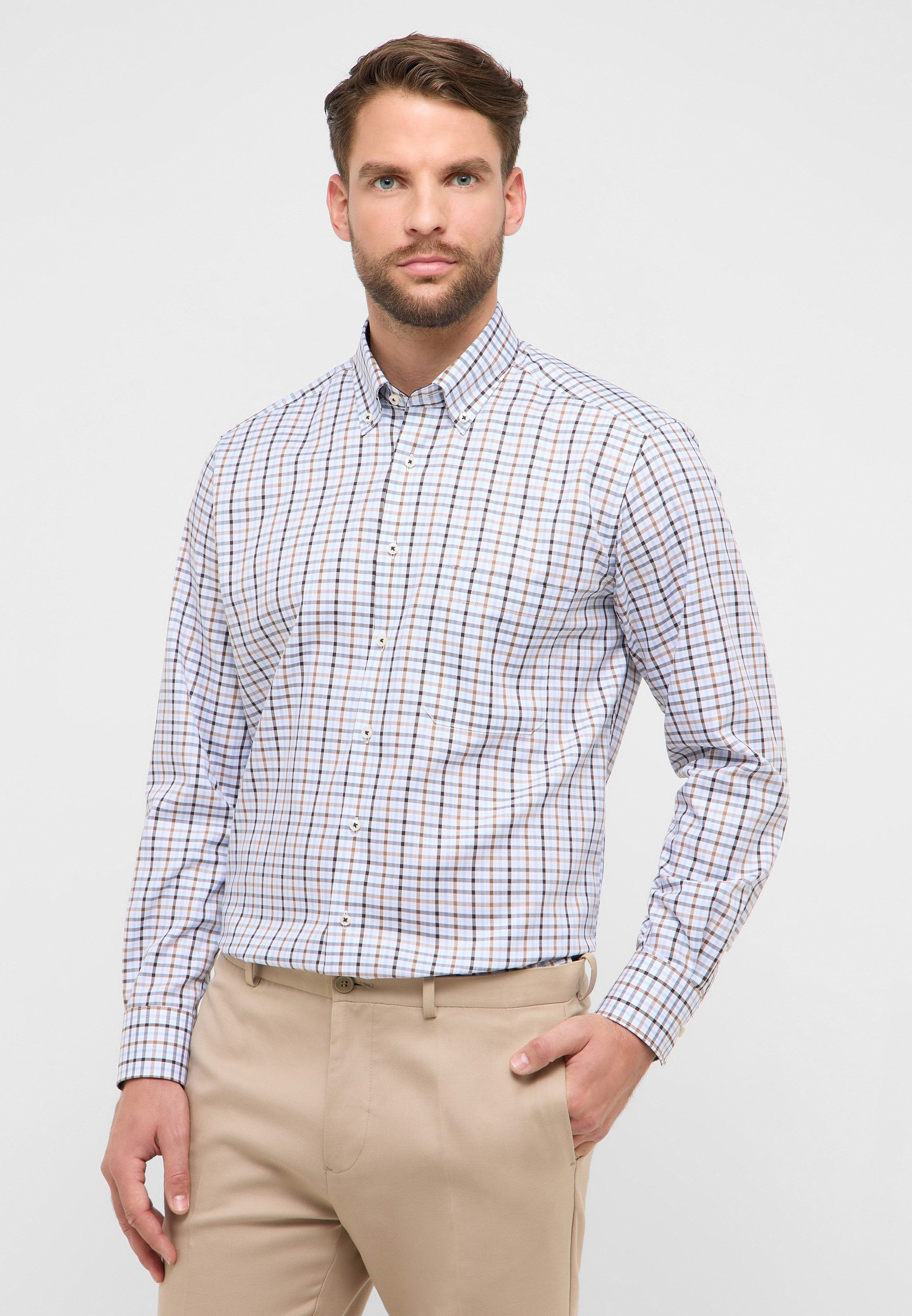 Eterna Langarmhemd COMFORT FIT NON IRON (bügelfrei)