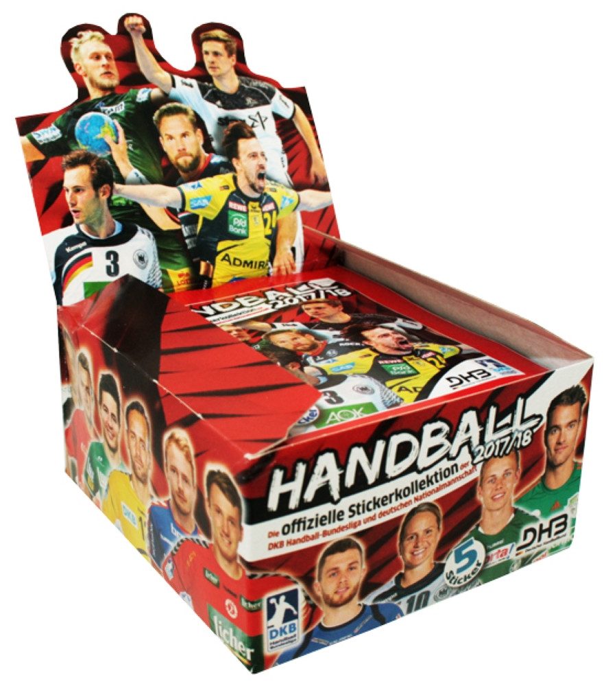 Blue Ocean Sammelkarte Handball Bundesliga 2017/18 Sammelsticker - 1 Display (50 Tüten)