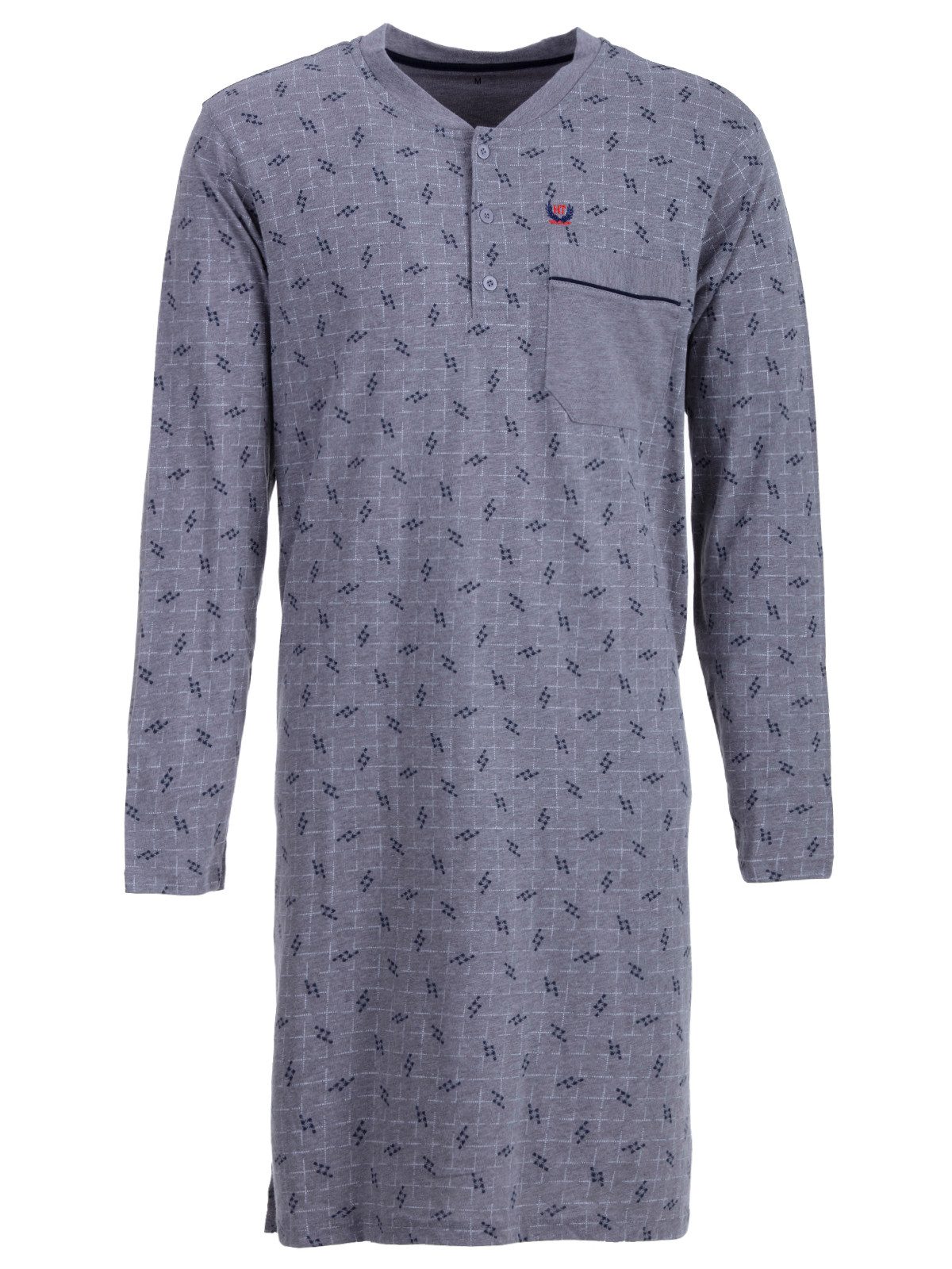 Henry Terre Nachthemd Nachthemd Langarm - Argyle Style günstig online kaufen