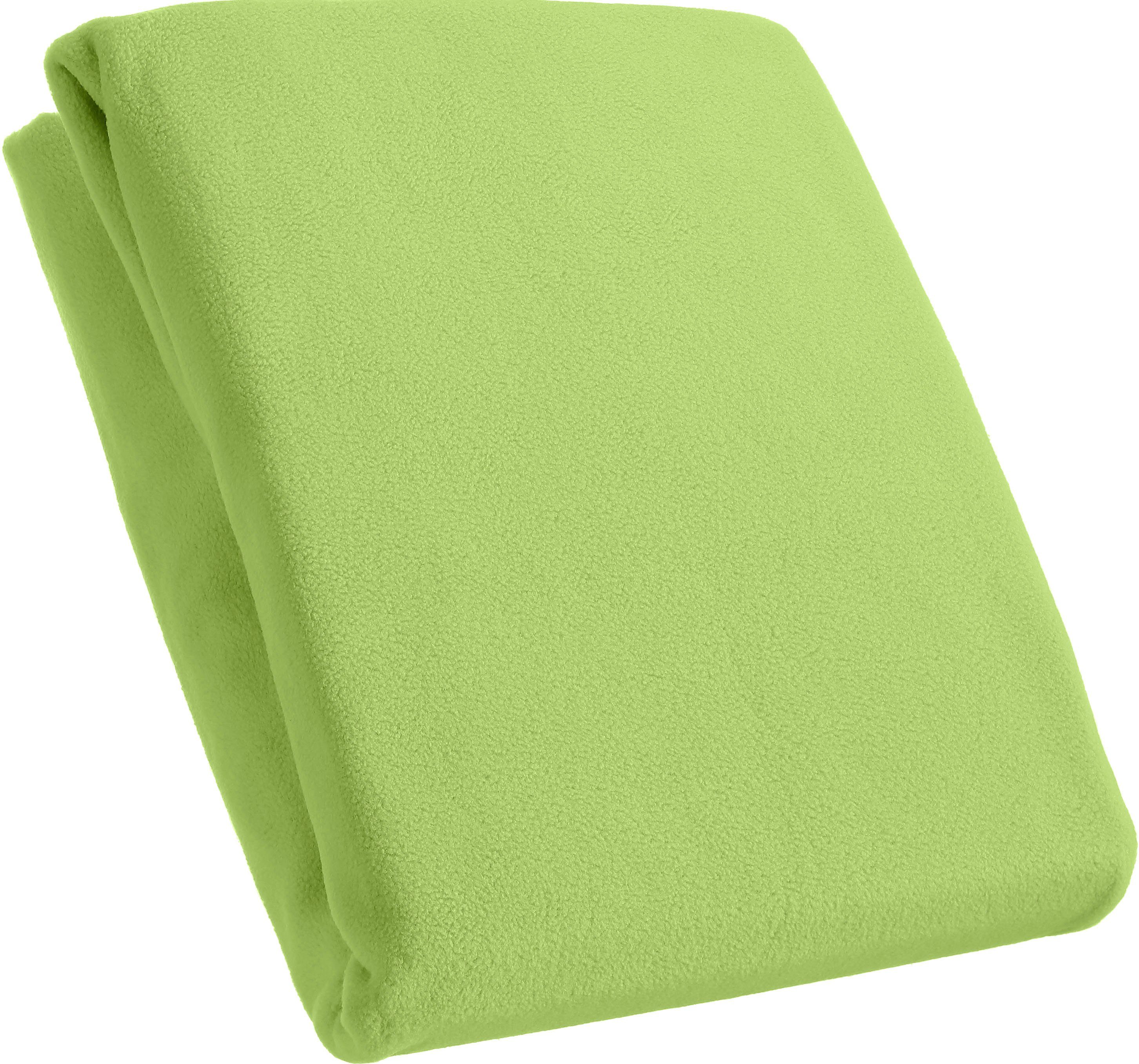 KUM Spannbettlaken Mikrofaser-Fleece Spannbetttuch, Microfaser-Fleece, Gumm günstig online kaufen