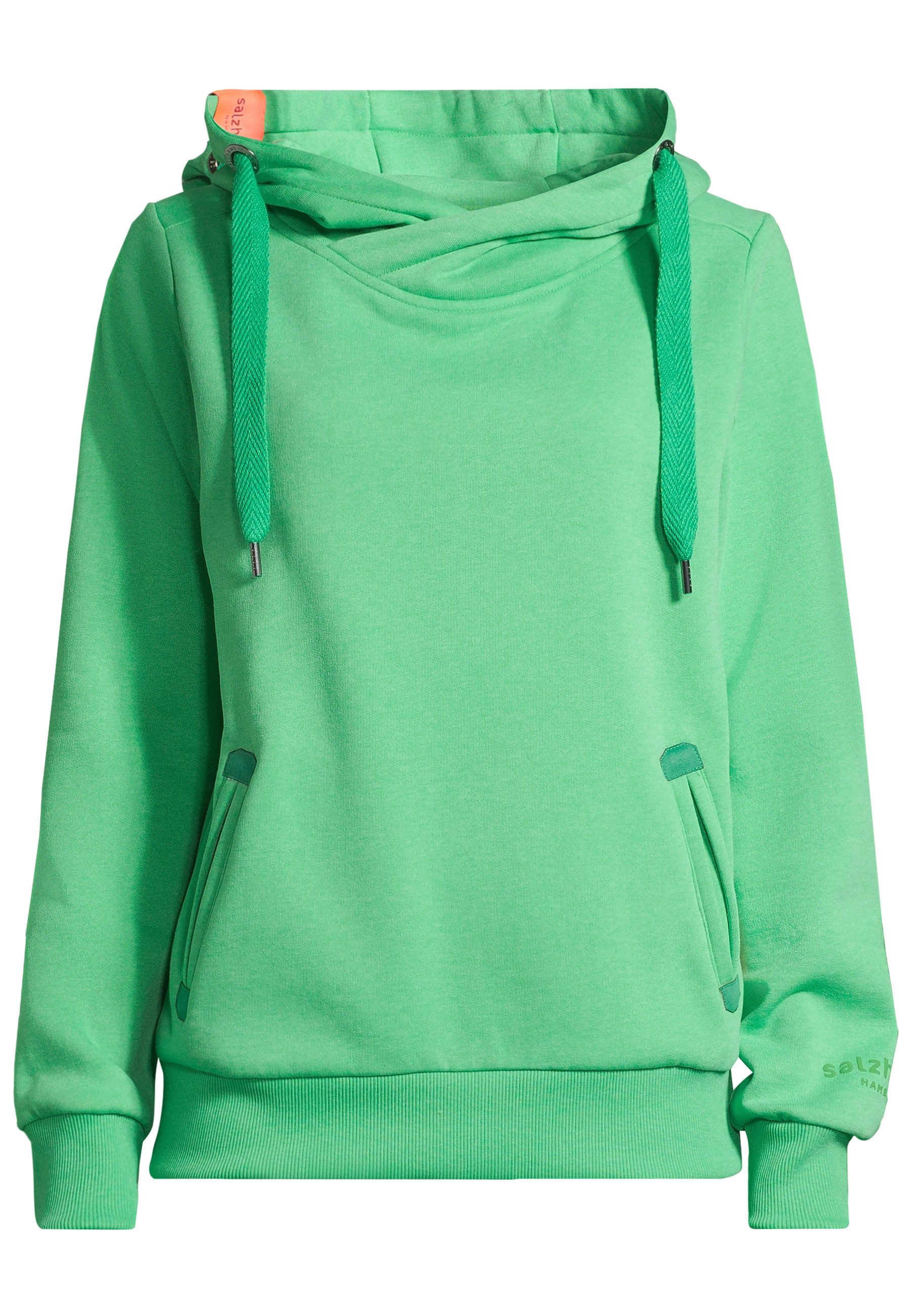 salzhaut Hoodie SÜNN Damen Tailliert salzhaut Kapuzenpullover – bequemer Fit und nordisch klares Design – Bild 2 von 5