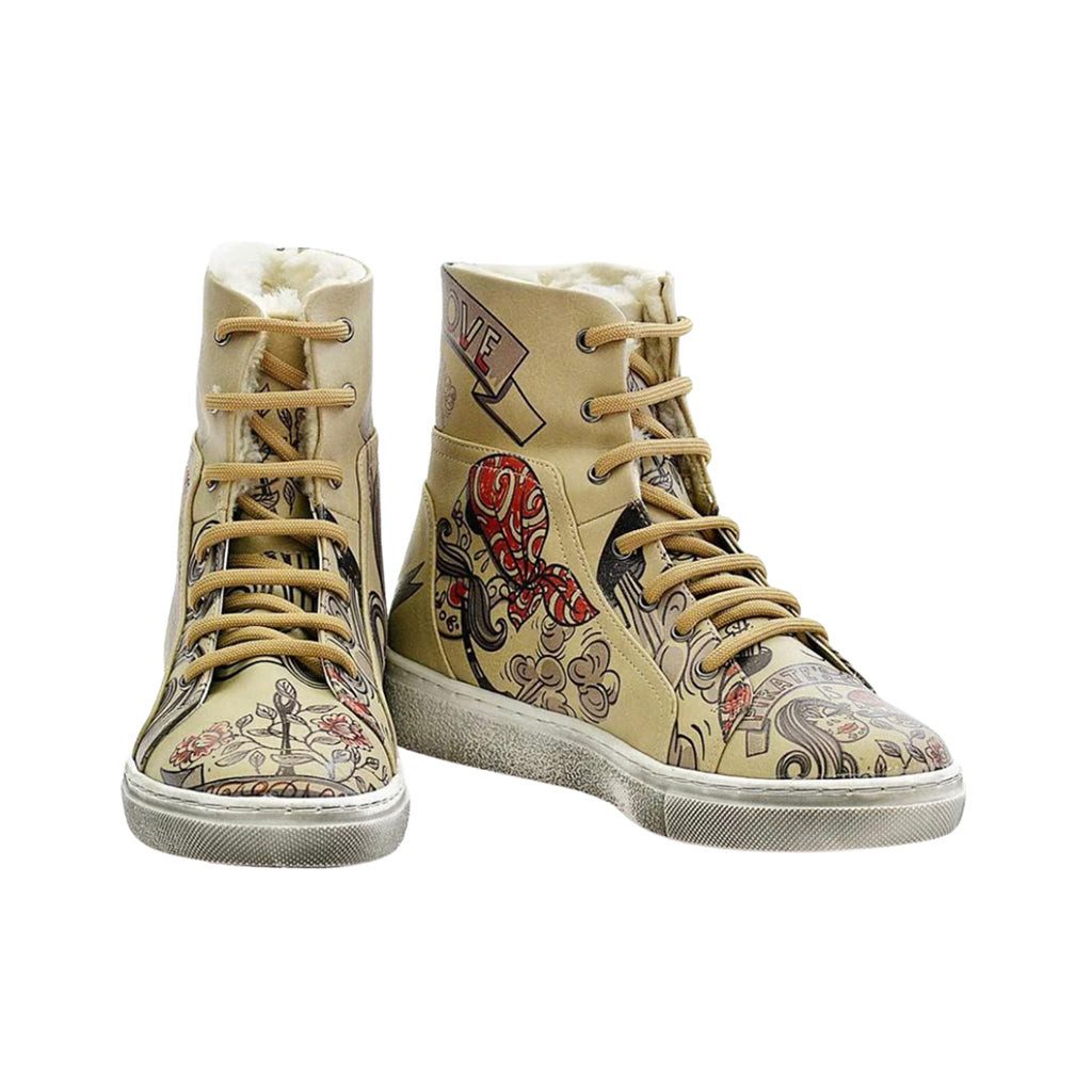 LaMarta Damenstiefel Vegan, Сапоги PIRATES, Schnürboots, stiefeletten Schnürstiefel