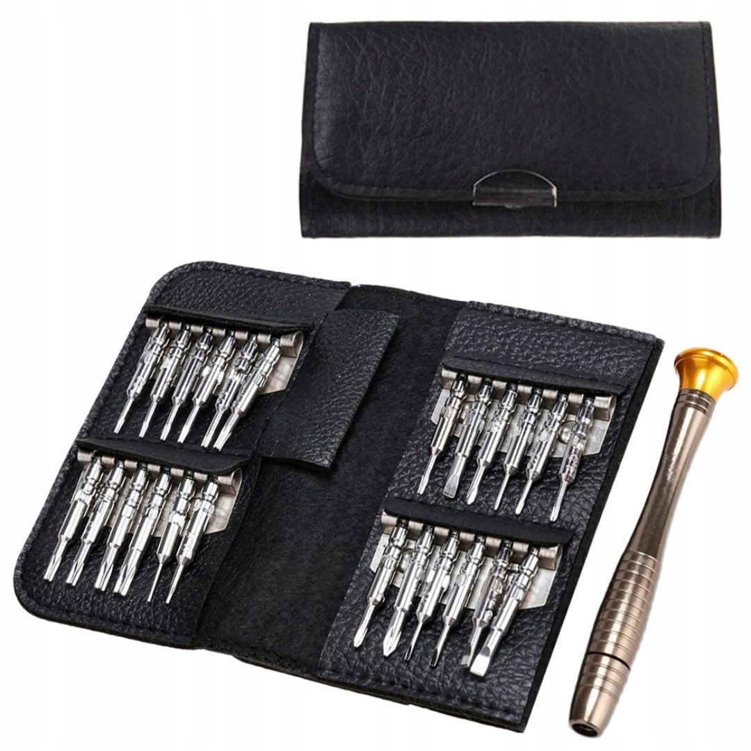 RACEL Schraubendreher Feinmechaniker Schraubendreher Set 25in1 Präzisionsset Etui Magnetisch, (1 St), Hochwertiger Werkzeugstahl von RACEL