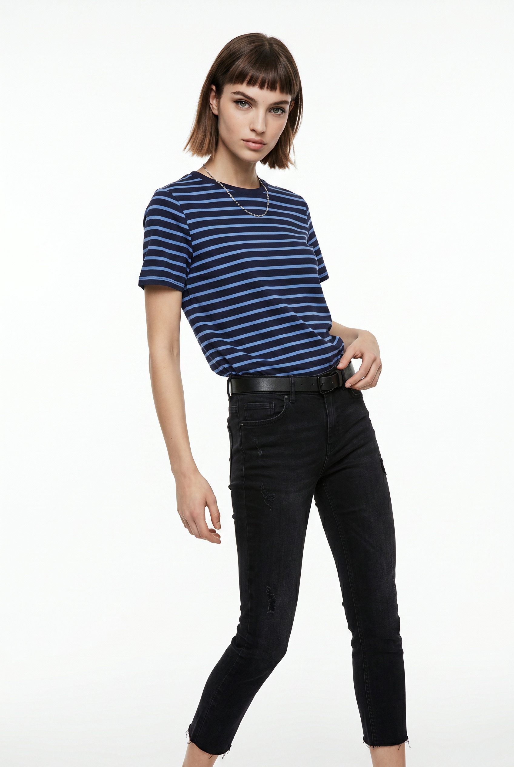 ONLY CARMAKOMA Rundhalsshirt CARBLOOM LIFE S/S TOP JRS