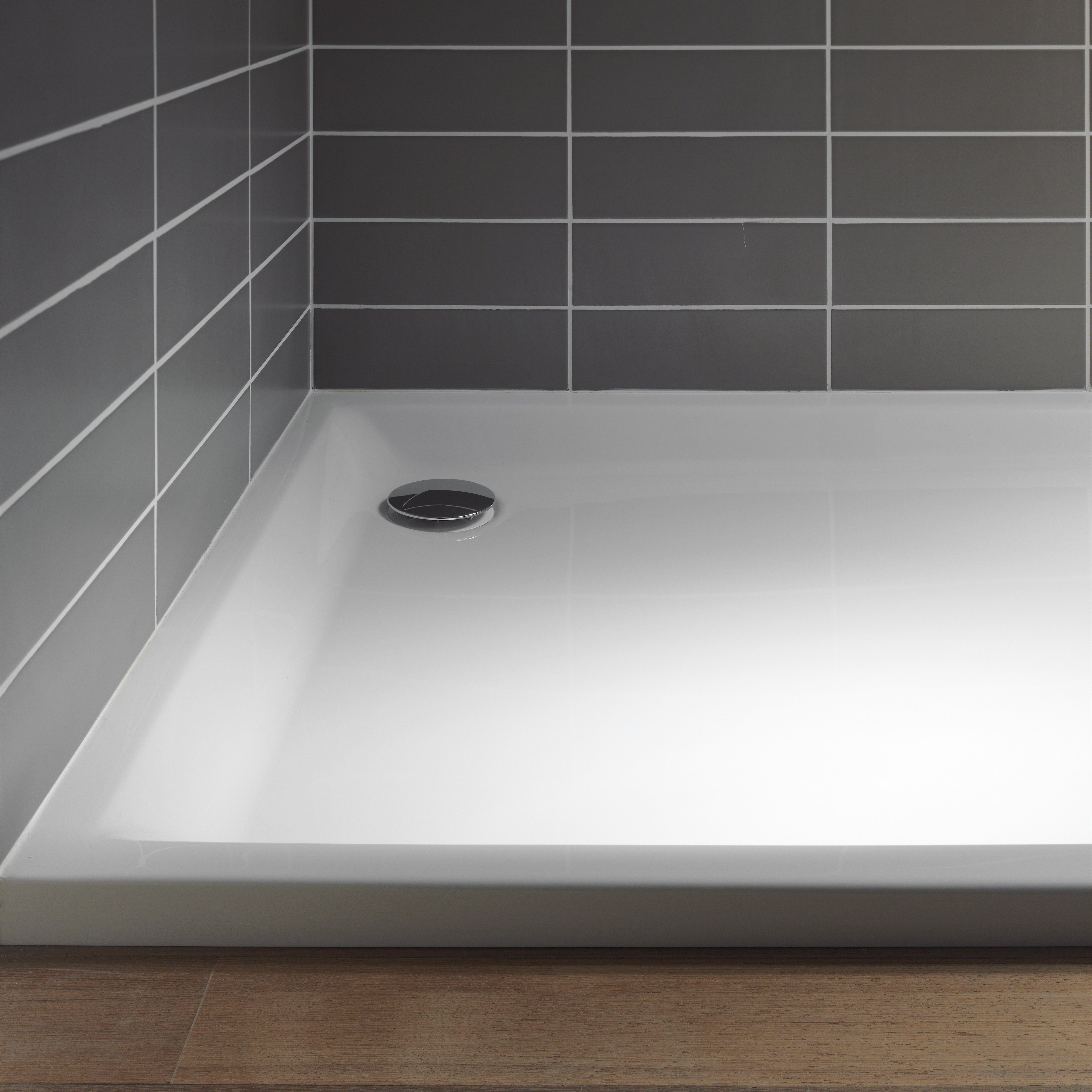 Duravit Duschwanne Starck Slimline 1000 x 900 mm Weiß Ablaufdurchmesser 90mm, rechteckig