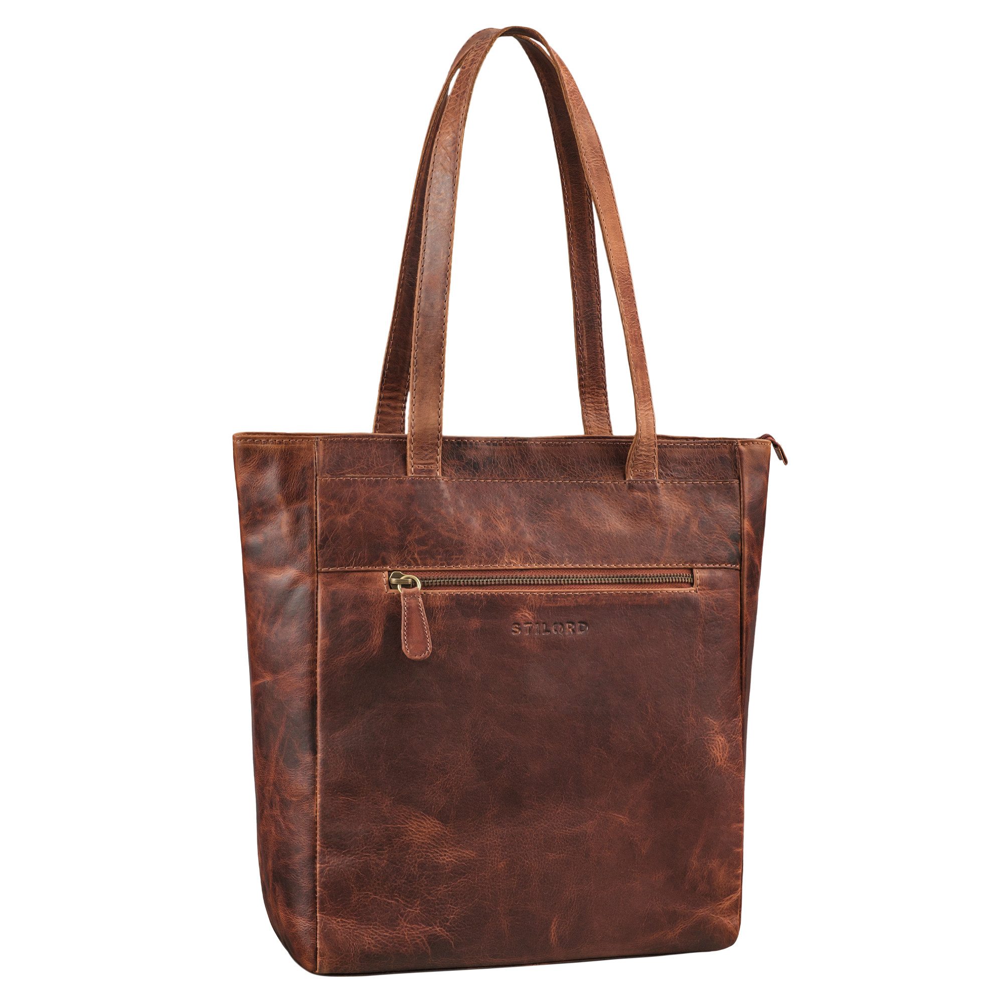 STILORD Handtasche "Nara" Zeitlose Leder Shopper Damen Handtasche