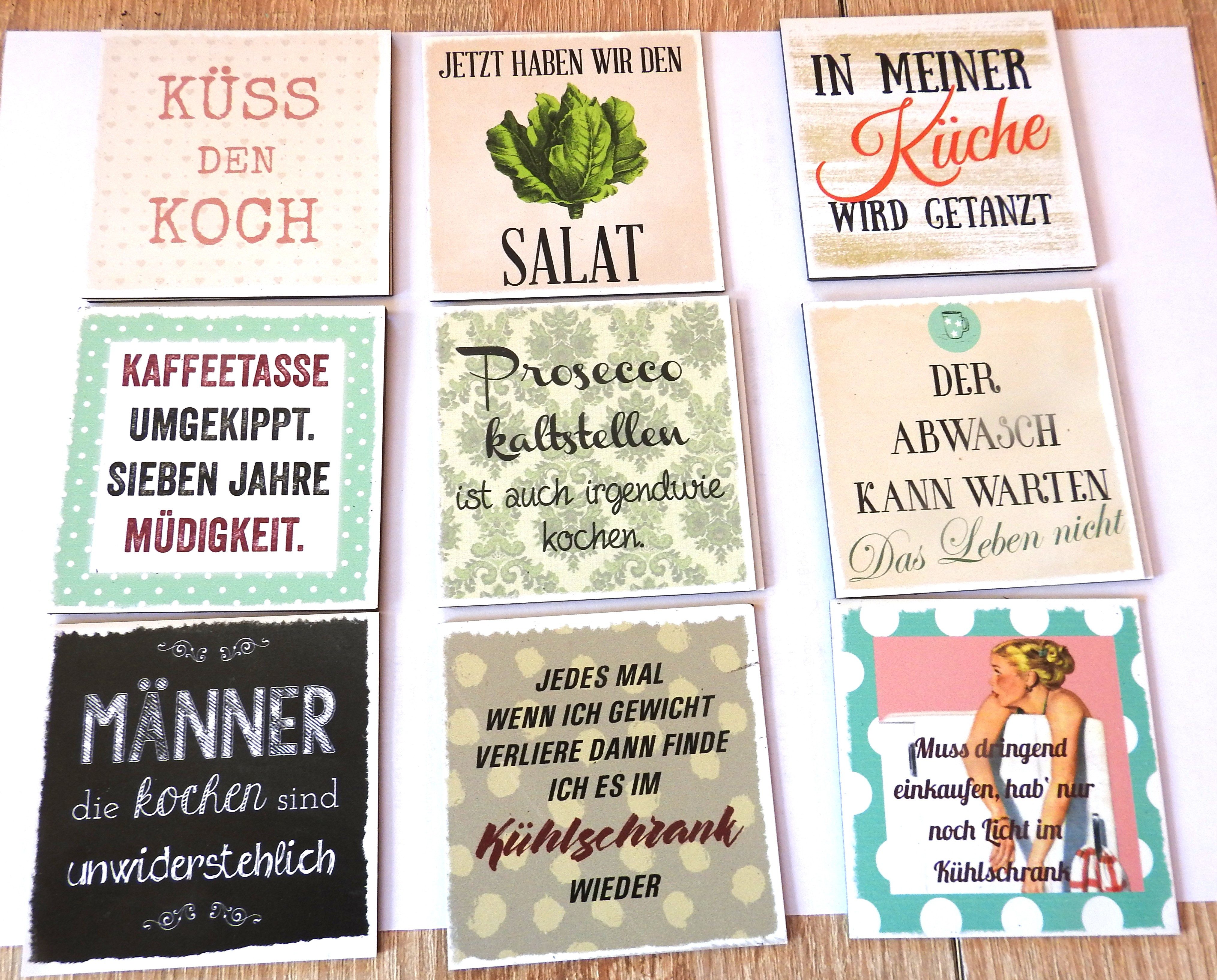 INTERLUXE Home Accessoires Magnet Küss den Koch