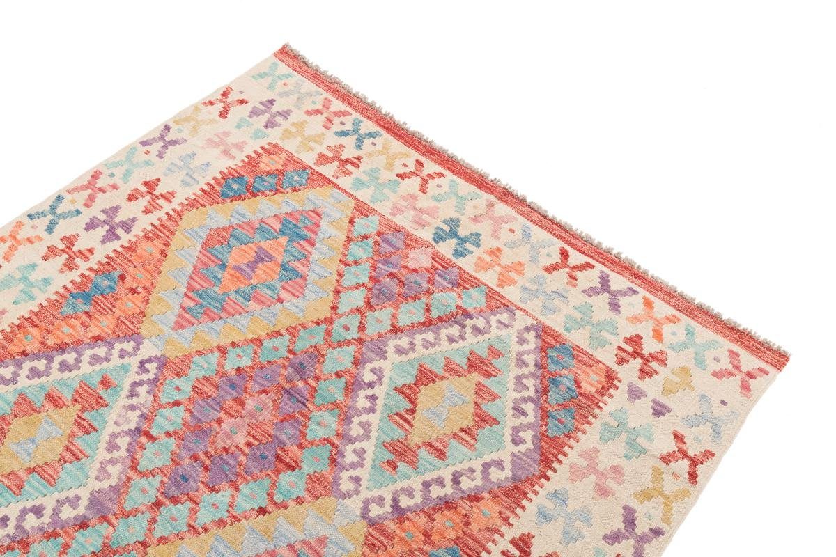 Orientteppich Kelim Afghan 128x183 Handgewebter Orientteppich, rechteckig, Höhe: mm 3 Trading, Nain