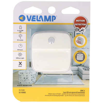 Velamp LED Scheinwerfer Velamp CHIC2 Leuchte 2 LED für Batterien, mit Bewegungsmelder