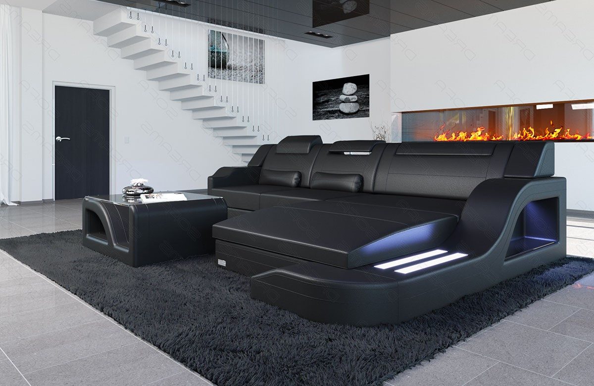 Sofa Dreams Ecksofa Ledersofa Palermo L günstig online kaufen
