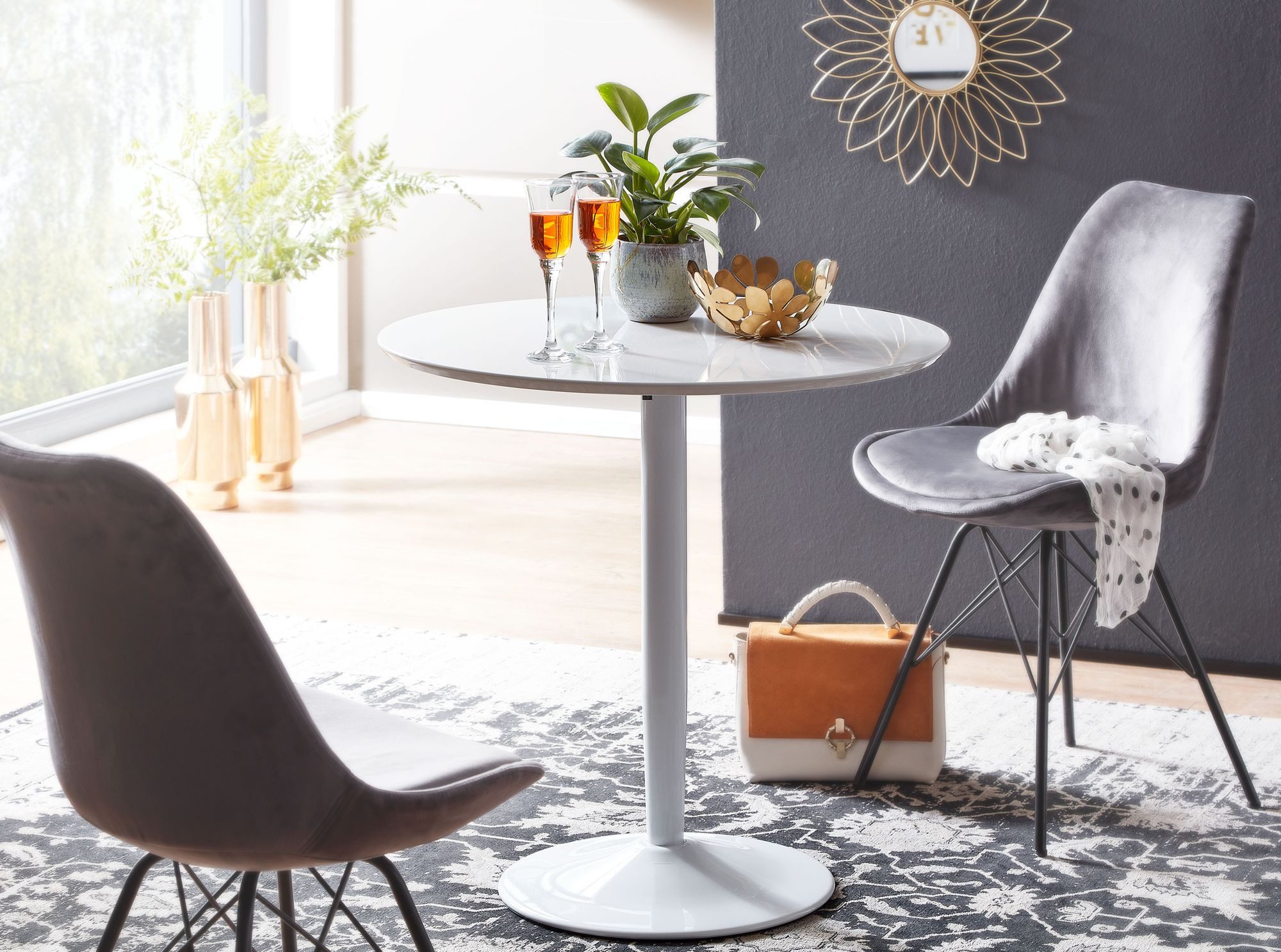 Wohnling Esstisch WL6.504 (75x75x74 cm Kleiner günstig online kaufen