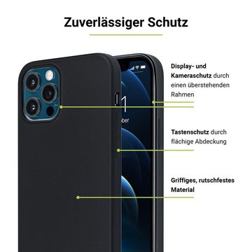 Artwizz Smartphone-Hülle Artwizz TPU Case - Ultra dünne, elastische Schutzhülle mit matter Rückseite für iPhone 11, Schwarz