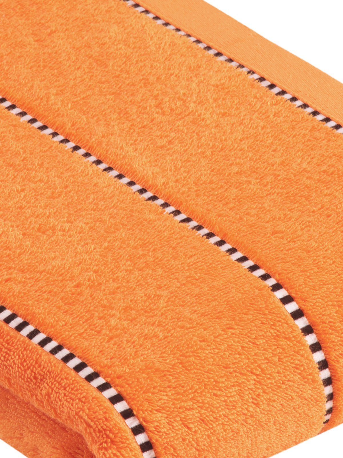 Esprit Duschtuch Duschtuch 67 (Stück, hohe 140 STRIPES, cm x BOX 1-St), Markenqualität mandarin Frottier