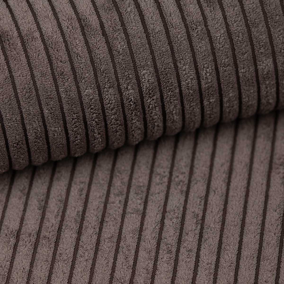 Luxusbetten24 Schlafsofa Designer Sofa Lazy L, mit Aufklappfunktion und Cordbezug – Bild 2 von 3