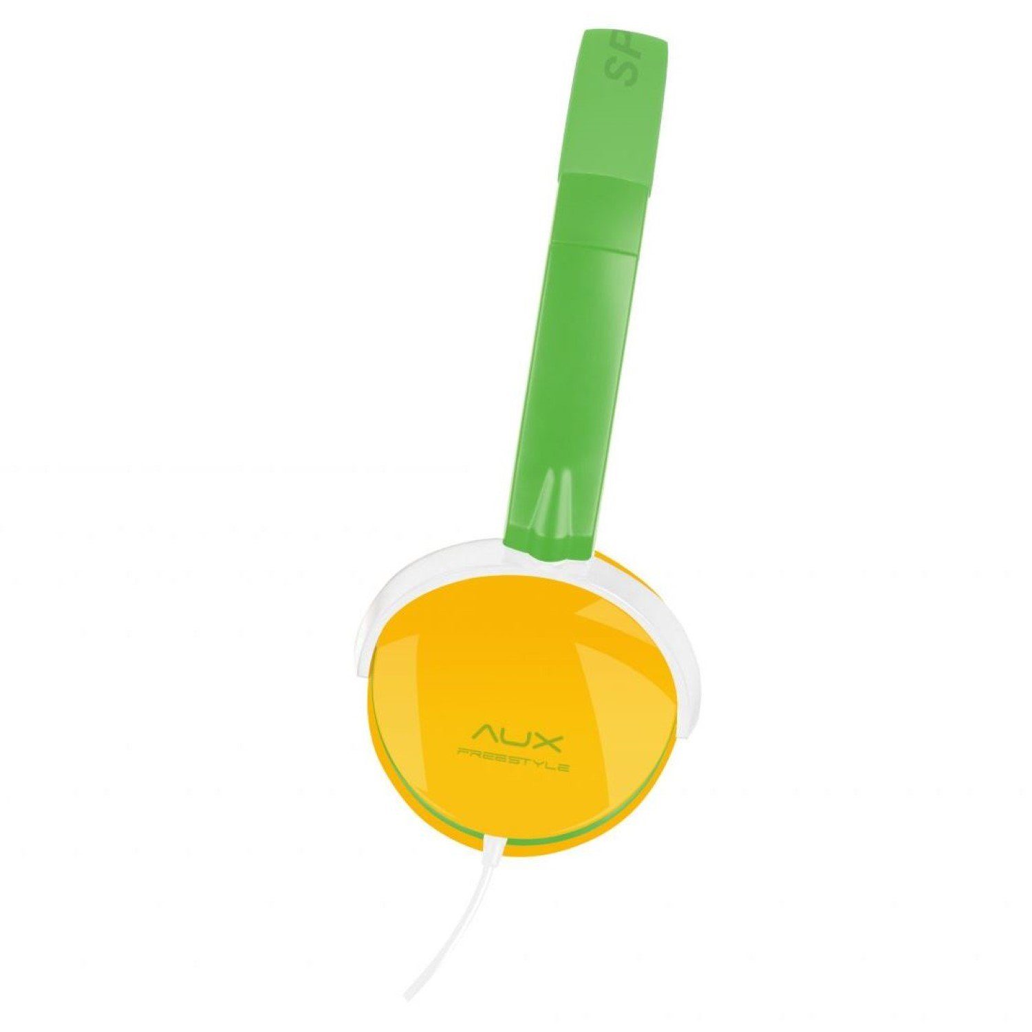 Speedlink AUX On-Ear Headset 3,5mm Kopfhörer + Mikrofon Grün Headset (Integrierte Kabelfernbedienung für Lautstärkeregelung, Stereo, On-Ear, Kabel-Fernbedienung, Lautstärkenreglung, PC Konsole Smartphone)