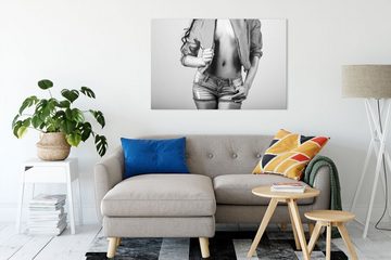 Pixxprint Leinwandbild Sexy Woman, Sexy Woman (1 St), Leinwandbild fertig bespannt, inkl. Zackenaufhänger