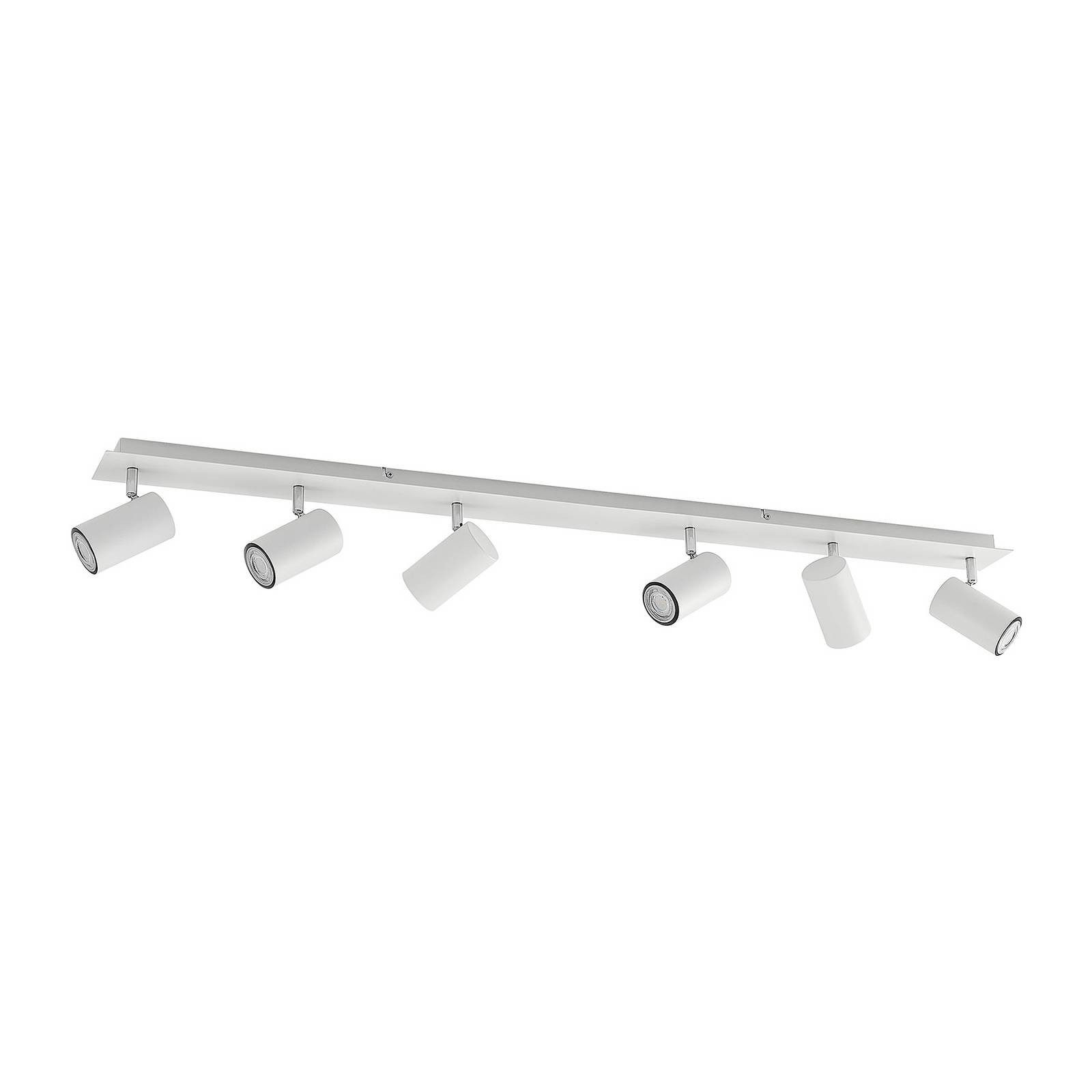 Lindby Deckenstrahler Joffrey, Metall, Weiß IP20, 6 x 10 W LED