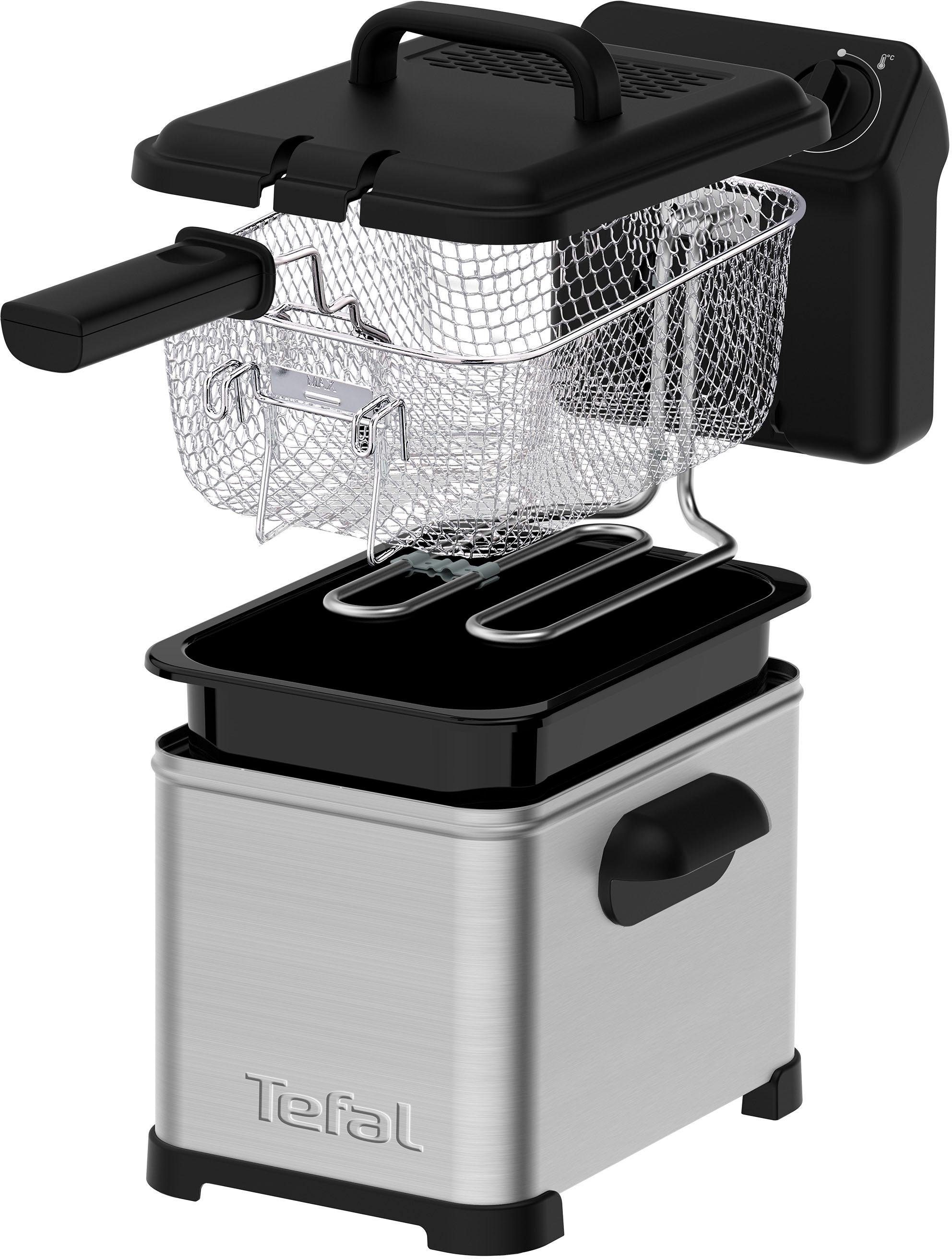 Tefal Fritteuse Family Pro Access, XL Kapazität mit einem Fassungsvermögen von 4l, 3000 W, zum Frittieren von bis zu 1 kg Pommes, leichte Reinigung, FR5030