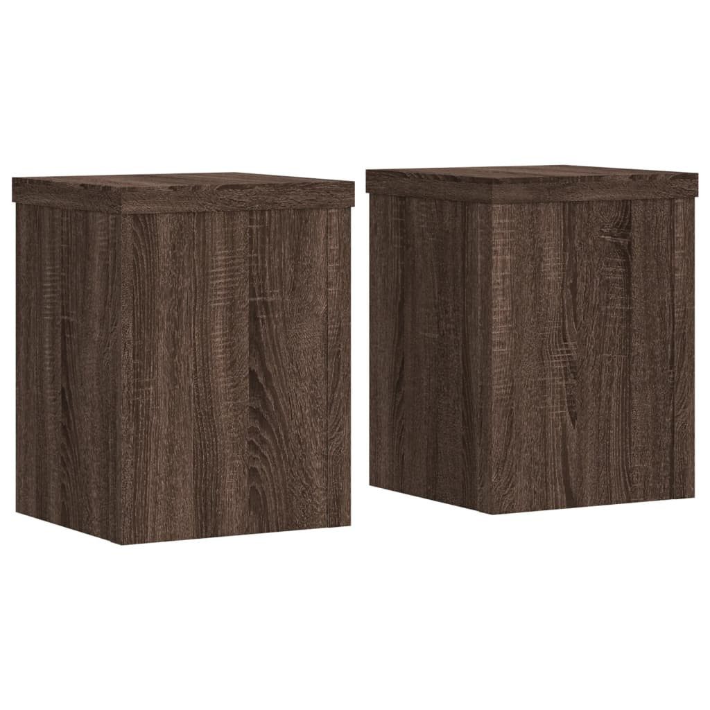 vidaXL Blumenständer Pflanzenständer 2 Stk. Braun günstig online kaufen