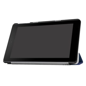 Lobwerk Tablet-Hülle Schutzhülle für Amazon Fire HD8 2016/2017/2018, Wake & Sleep Funktion, Sturzdämpfung, Aufstellfunktion