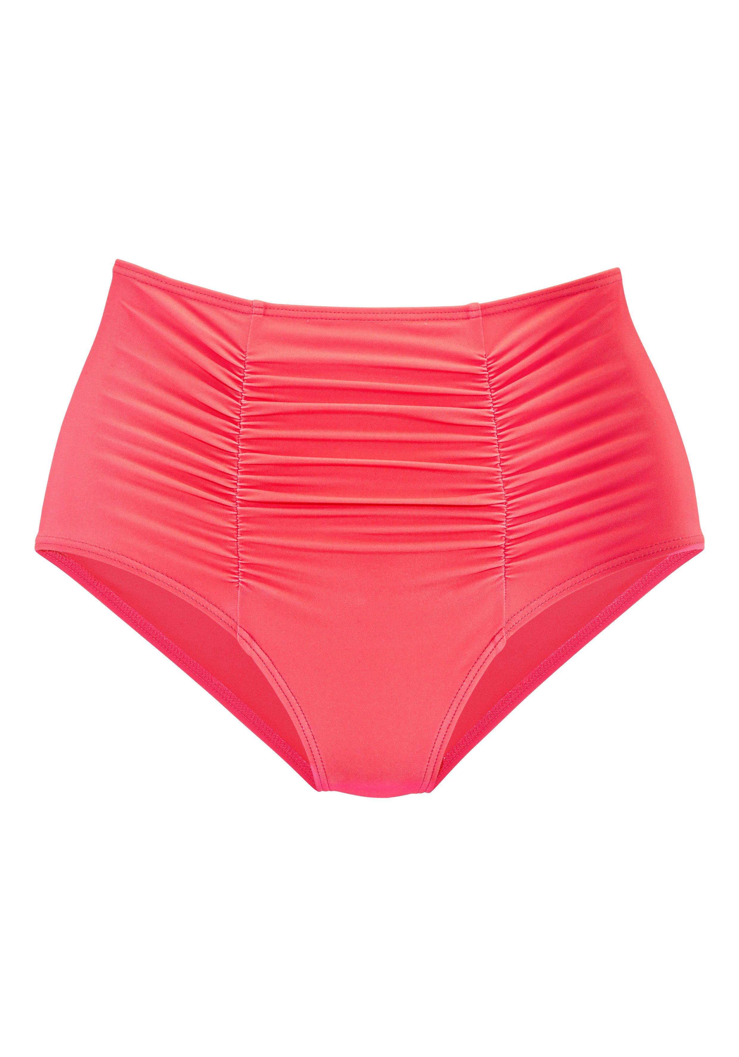 LASCANA Highwaist-Bikini-Hose Ronda mit Shaping-Effekt