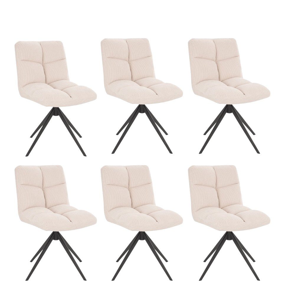 HOME DELUXE Esszimmerstuhl drehbar 2er - günstig online kaufen