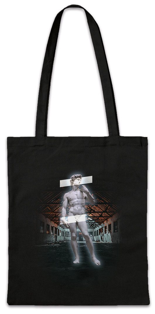 Urban Backwoods Beuteltasche Floating David Stofftasche Art Kunst Statue Classic Michelangelo (1-tlg), Streetart Fashion Industrial Look