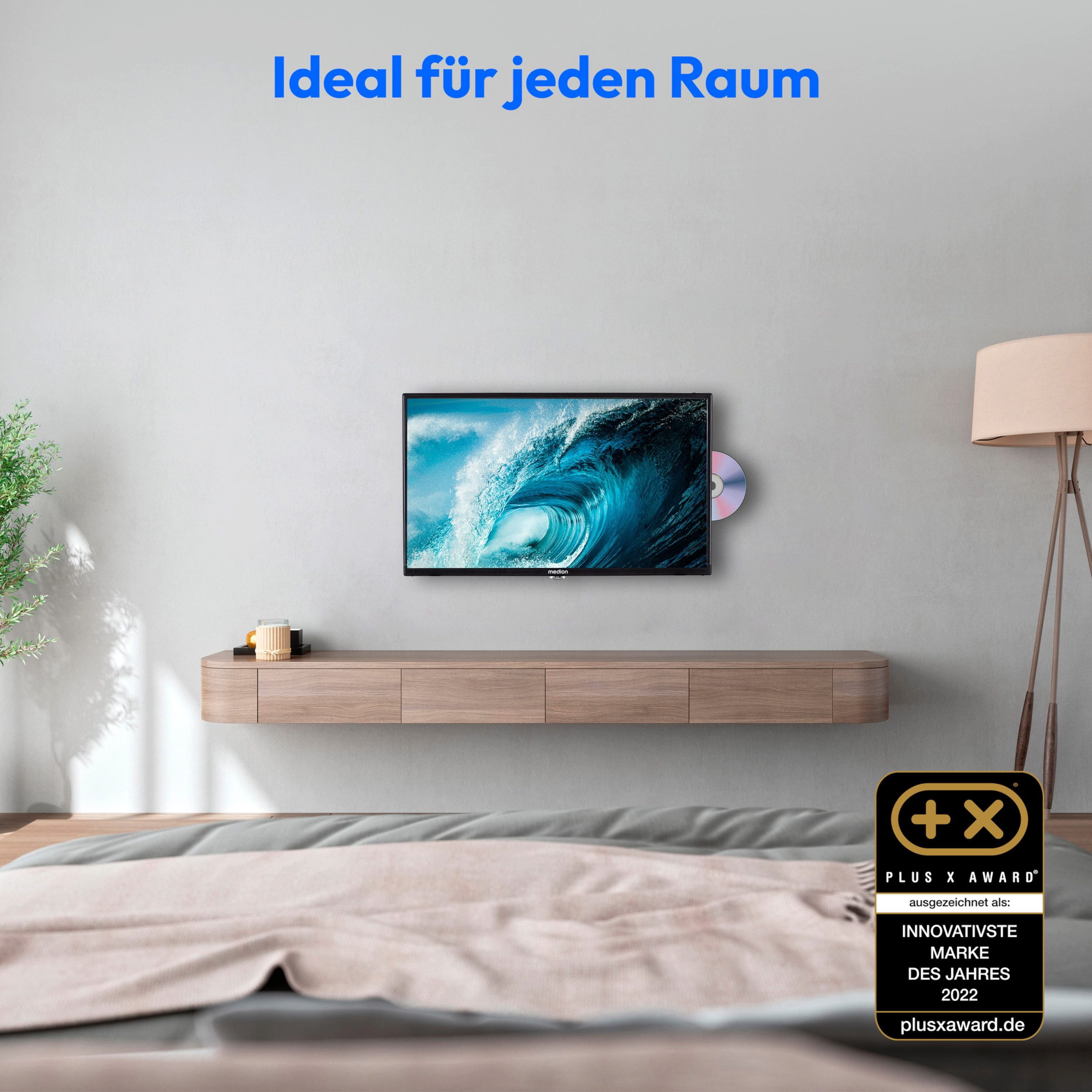 Medion® MD824001 LCD-LED Fernseher (59.9 cm/24 Zoll, 1080p Full HD, Pay-TV, Full-HD Display 60Hz, E8242501)  ! RABATT: 41.83%