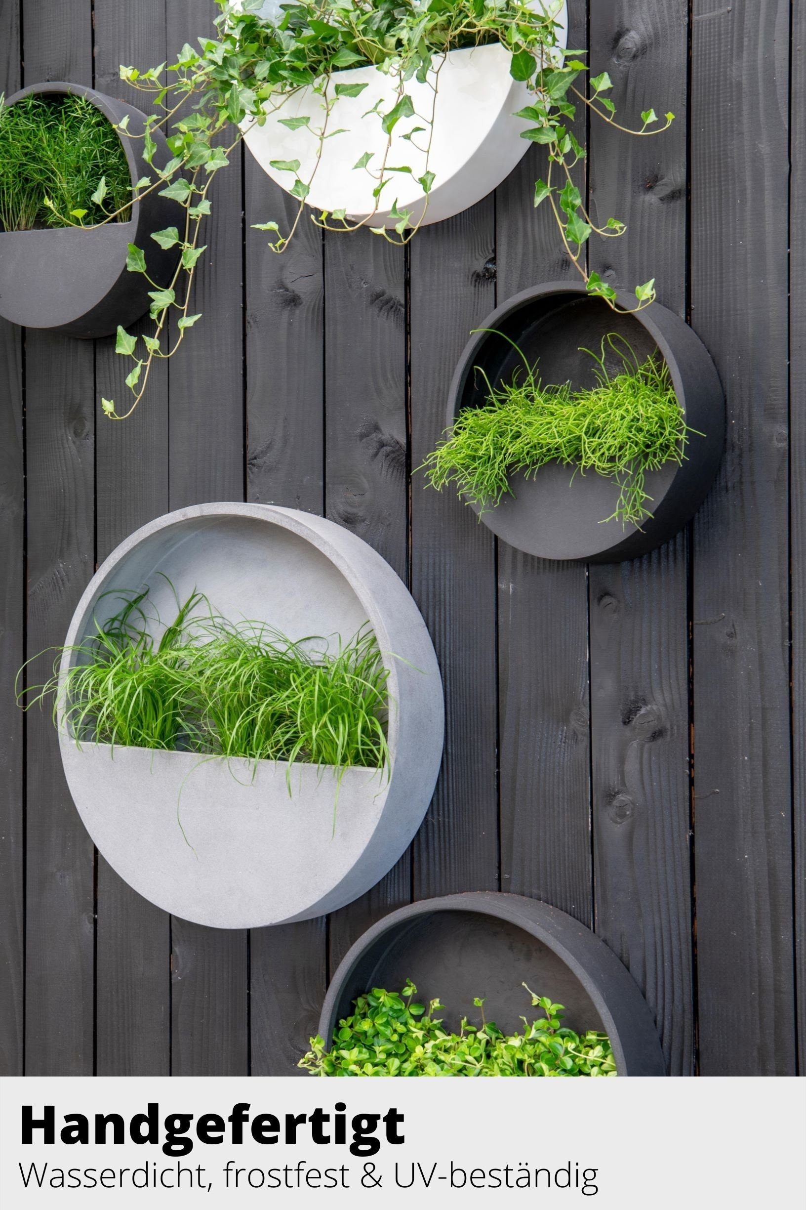 finestgreen Pflanzkübel Hanging Wally Wandgefäß, aus Fiberstone, wasserdich günstig online kaufen