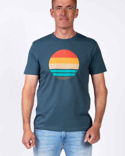 wat? Apparel Print-Shirt Retro Sunset Ocean (1-tlg)