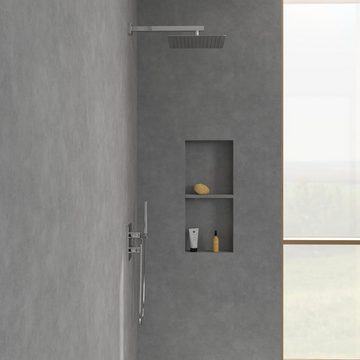 Villeroy & Boch Regenduschkopf Universal Showers, Regenbrause 300 x 300 mm, Eckig - Chrom