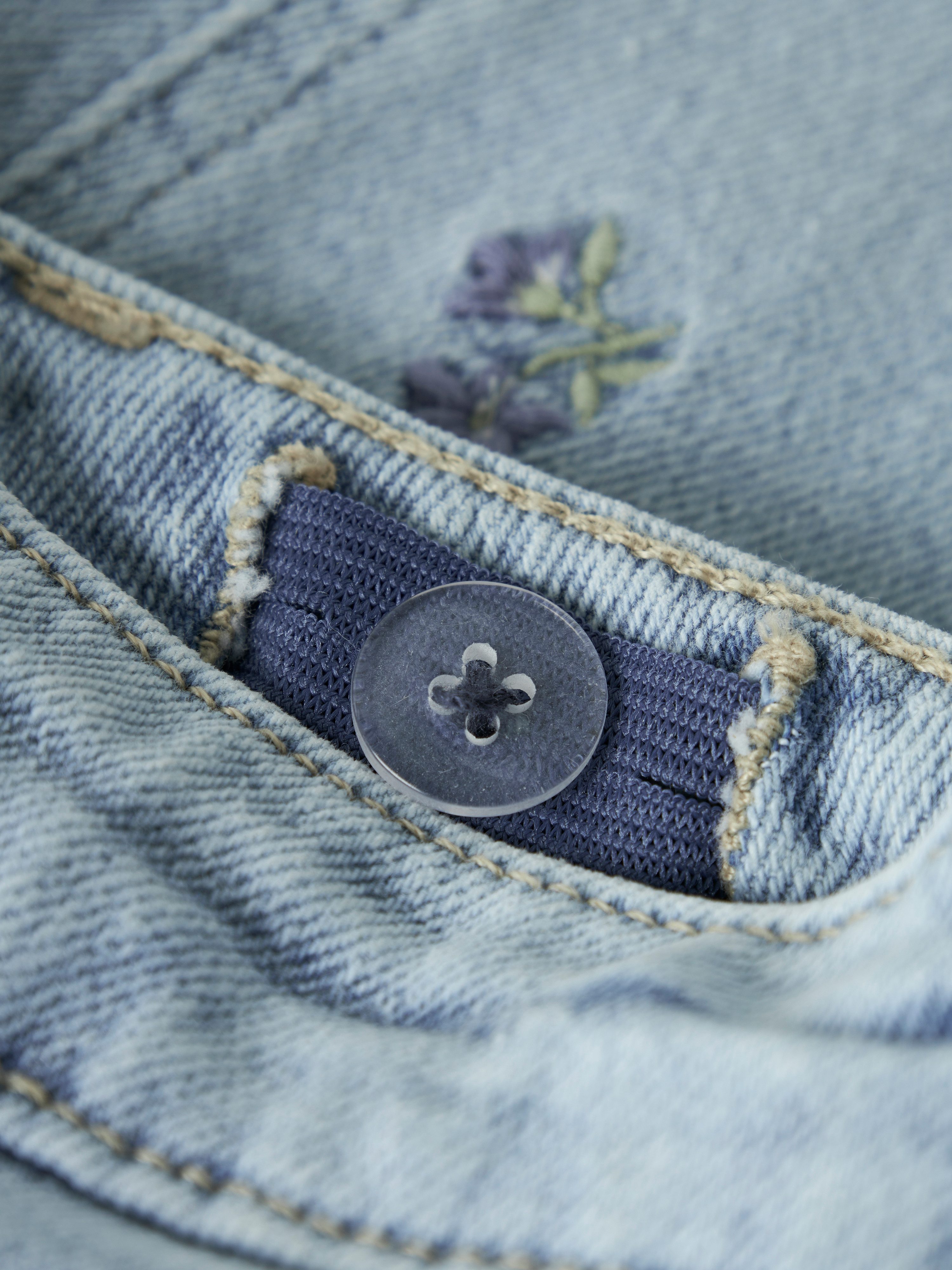 Name It Mom-Jeans NMFBELLA MOM EMB JEANS 1224-FR NOOS