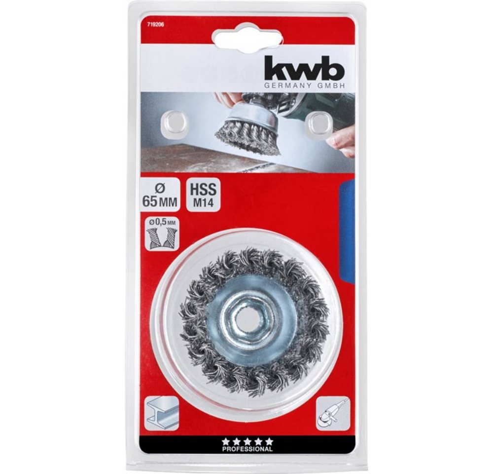 Thumbnail - kwb Schleifaufsatz AGGRESSO-FLEX® TOPFBÜRSTE, STAHLDRAHT, GEZOPFT