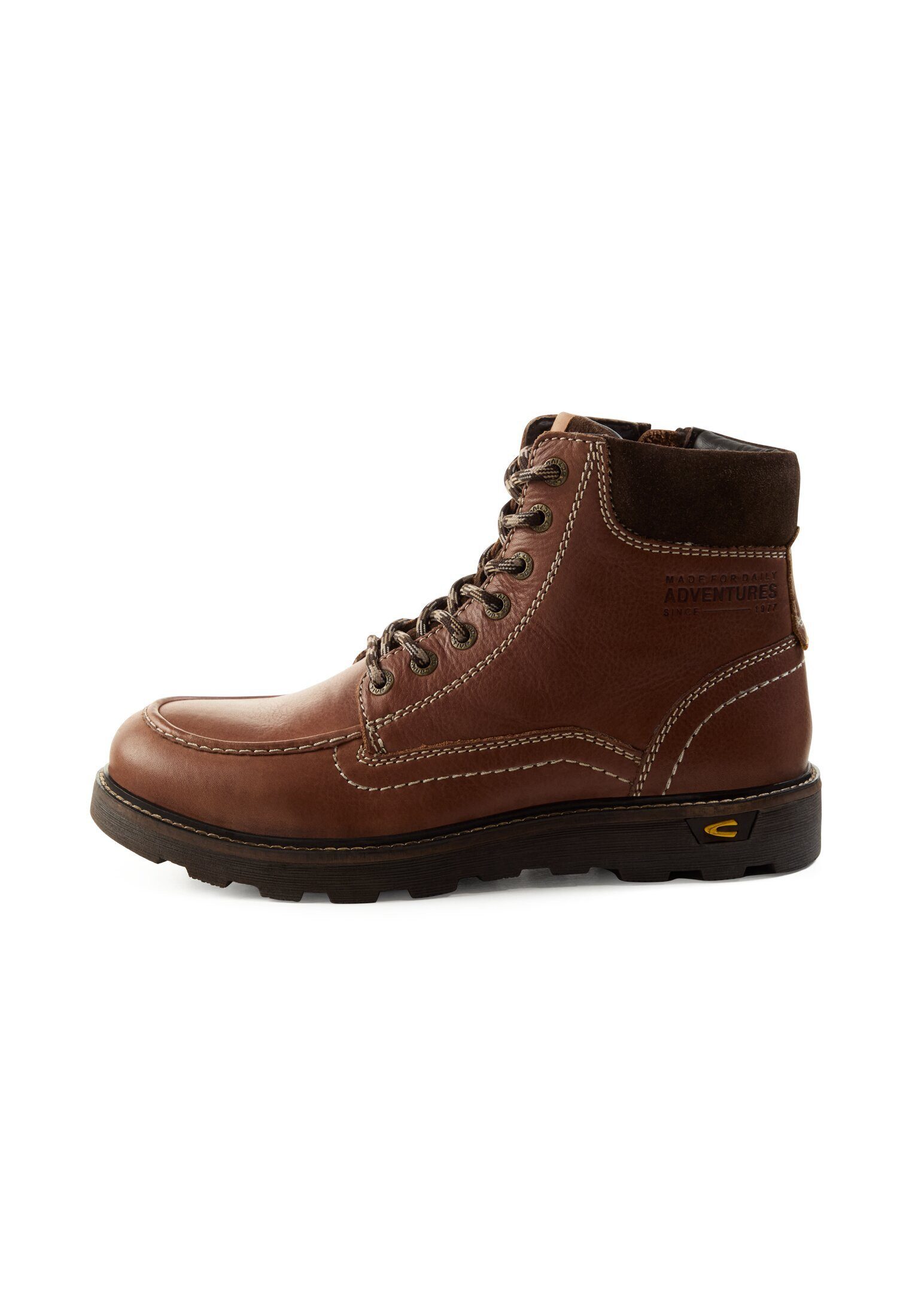 camel active OURAY Boot aus Leder Schnürschuh