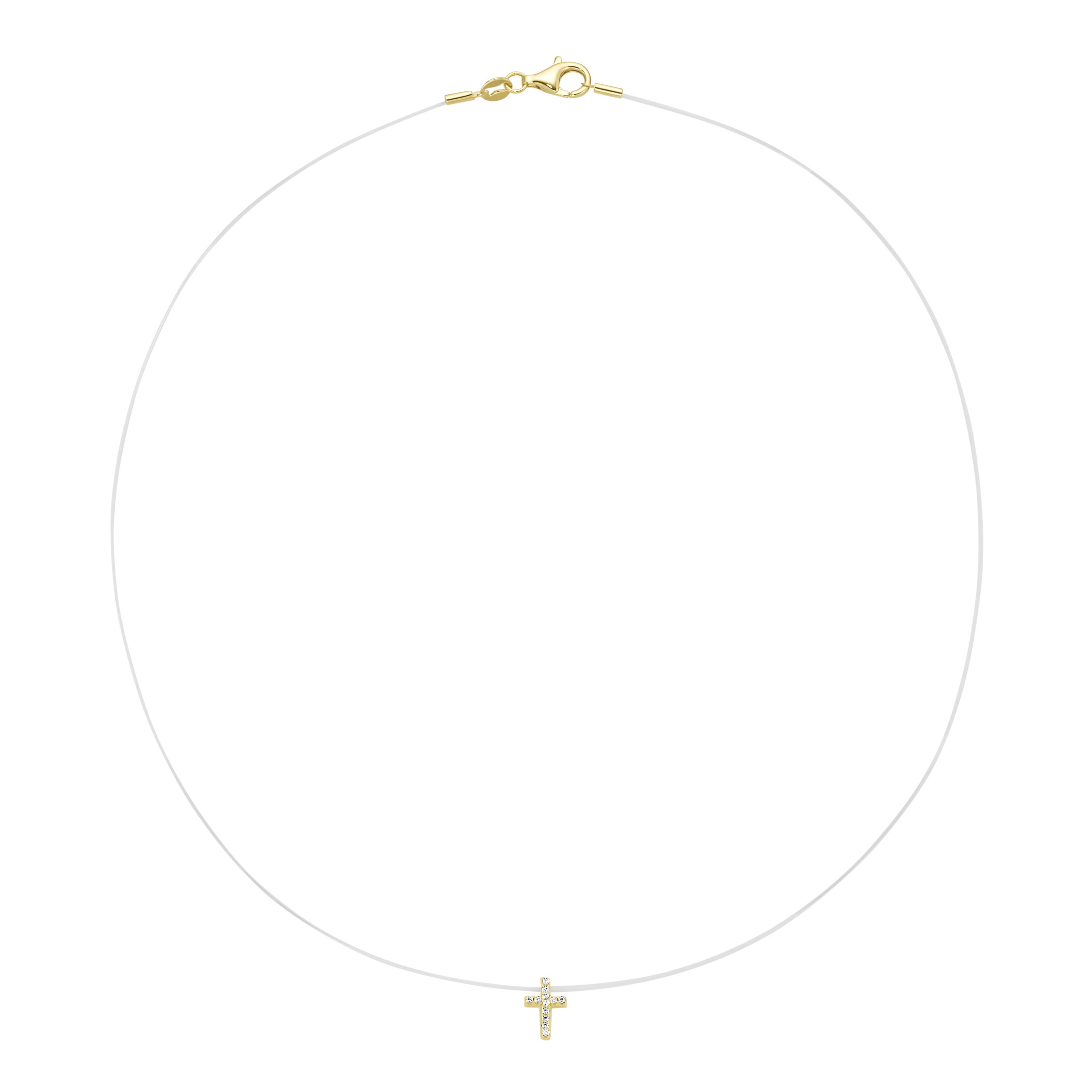 Smart Jewel Collier Anhänger Kreuz, Silber günstig online kaufen