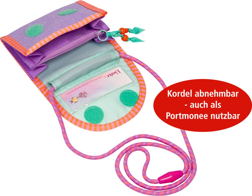 COPPENRATH DIE SPIEGELBURG Umhängetasche Brustbeutel Muschel - Nella Nixe Muschel (Set, 1-tlg., 1), mit 3 Innenfächern