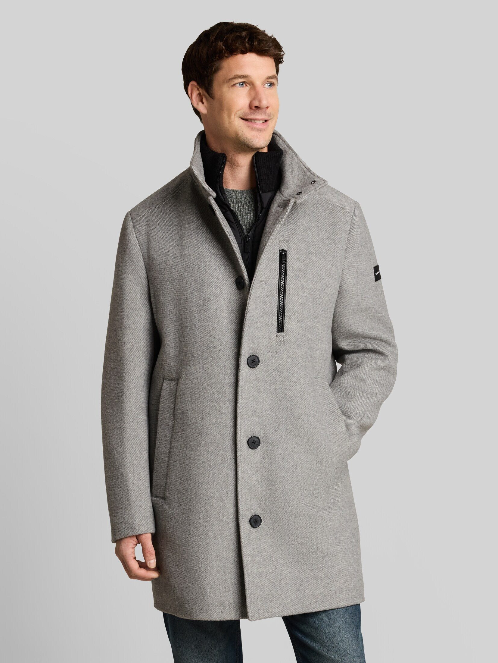 TOM TAILOR Wollmantel Jacken 2-in-1 Wollmantel mit abnehmbarem Einsatz