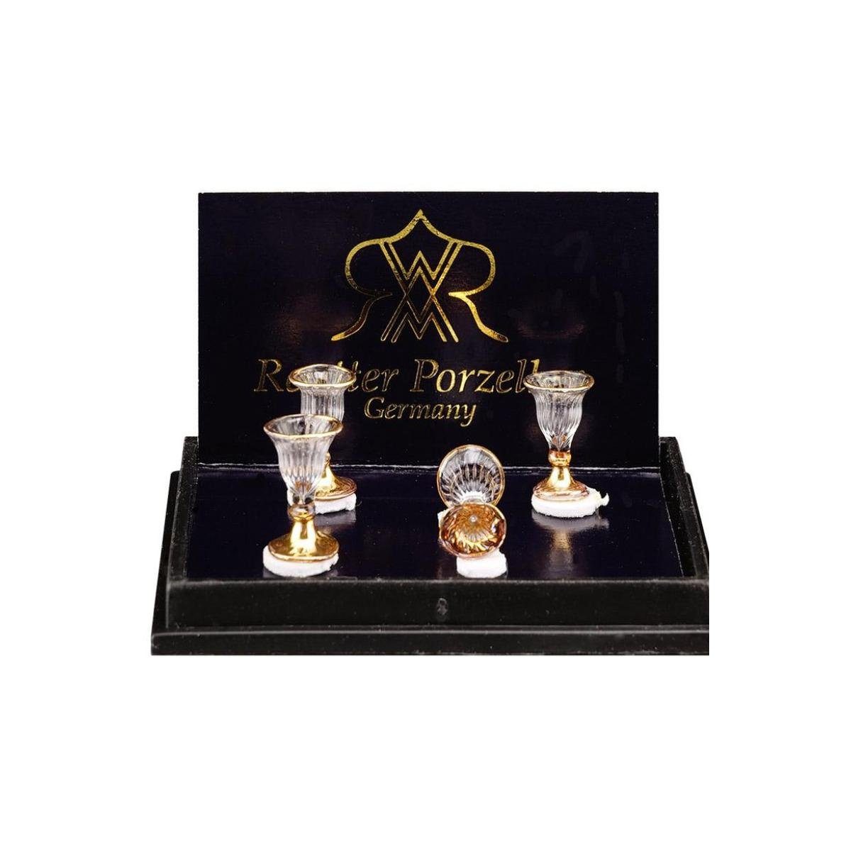 Reutter Porzellan 001.463/5 Dekofigur Miniatur Viktorianische Weingläser, 