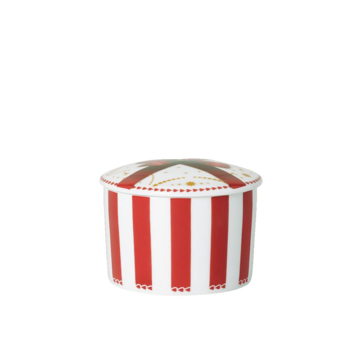 Hutschenreuther Dose Christmas Love Red Weihnachtsgeschirr, 11 cm